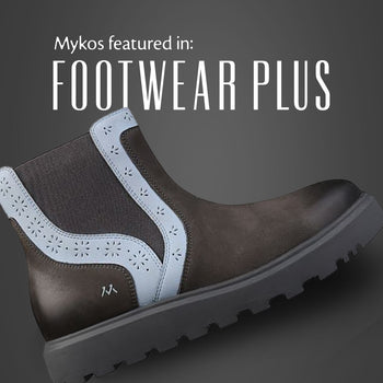 Mykos featured in Footwear Plus