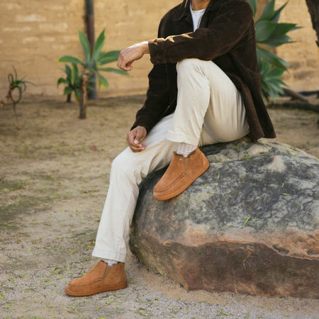 Brandon Men's Slip-On Slipper Bootie