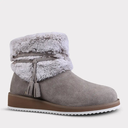 Bailee Women's Zip-Up Wedge Boot (1.5")