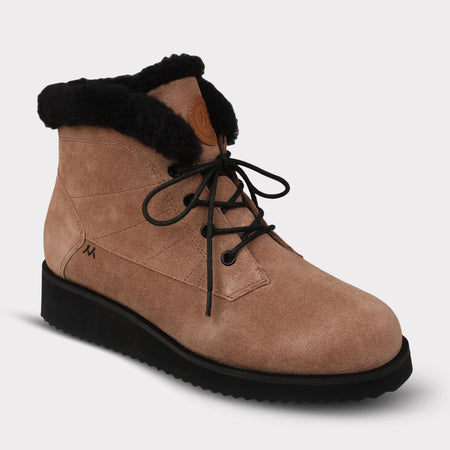 Demi Women's Lace-Up Wedge Boot (1.5")