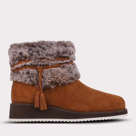Bailee Women's Zip-Up Wedge Boot (1.5")