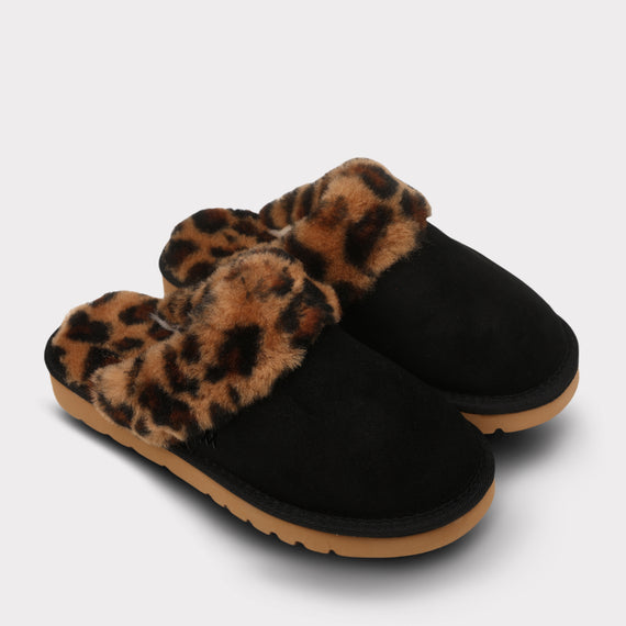 Black/Leopard
