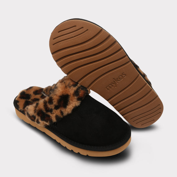 Black/Leopard