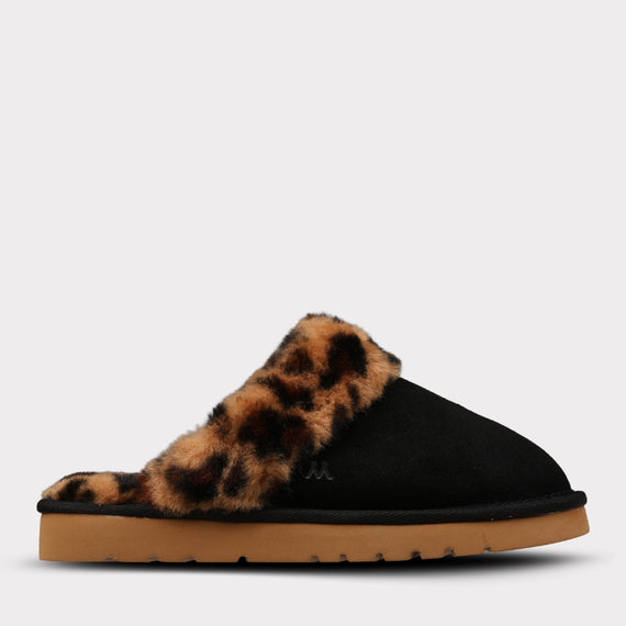 Black/Leopard
