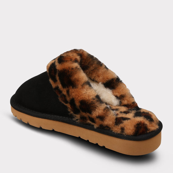 Black/Leopard