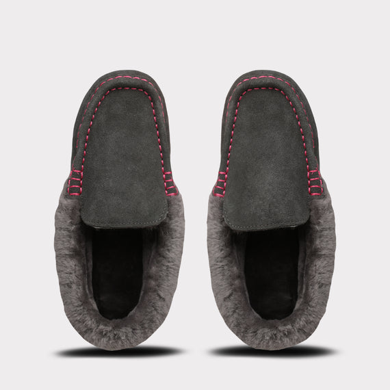 Charcoal/Hot Pink