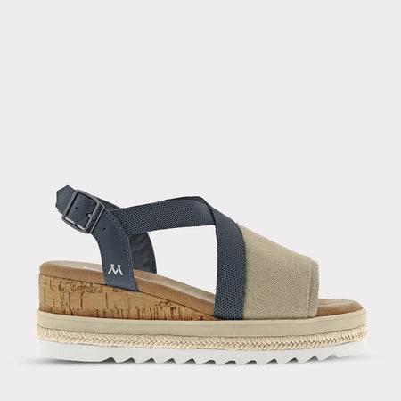 Orinthia Women's Wedge Adjustable Travel Sandal (2.5")