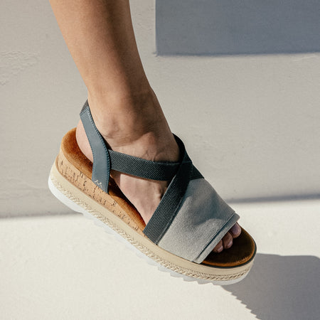 Orinthia Women's Wedge Adjustable Travel Sandal (2.5")