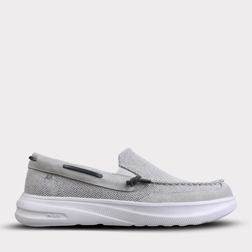 NEW LAMO men\'s calvin slip-on boat shoe in grey Lamo Men main image 4