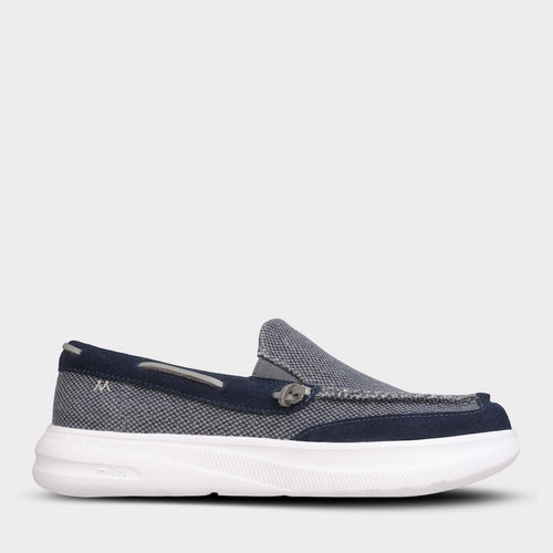 Calvin Klein Mikos Driving Loafer Shoes Navy Blue Men\'s 10  Slip On Nautical Moc Calvin Klein Loafer Blue Casual Shoes for Men for sale | eBay main image 3