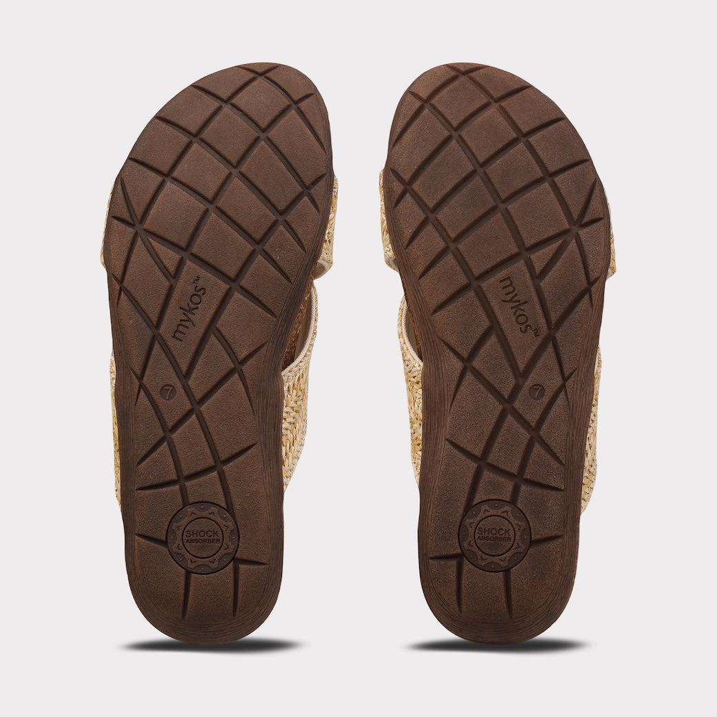 Leyla Women's Crossband Sandal - Mykos Footwear